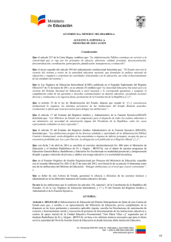 ACUERDO Nro. MINEDUC-ME-2016-00034