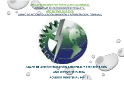 PROGRAMA DE PARTICIPACION ESTUDIANTIL 120 HORAS