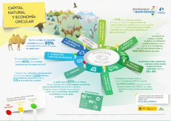 Infograf&iacute;a sobre capital natural y econom&iacute;a circular