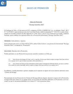 bases de promoci&oacute;n