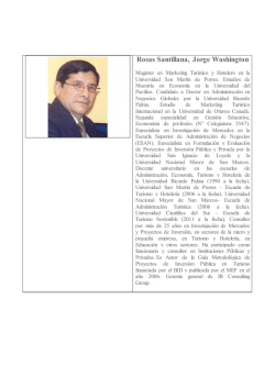 Rosas Santillana, Jorge Washington