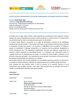 ESCUELAS INSPIRADORAS