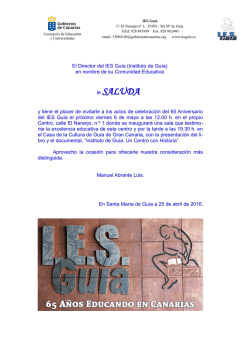 le SALUDA - IES Gu&iacute;a