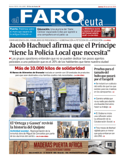 Jacob Hachuel afirma que el Pr&iacute;ncipe - El Faro Digital