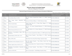 Directorio de Empresas prestadoras del Servicio de
