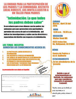 "Intimidaci&oacute;n: Lo que todos los padres deben saber"