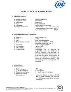 FICHA TECNICA DE SUMITHION 50 EC