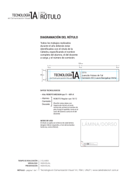 r&oacute;tulo - Tecno 1