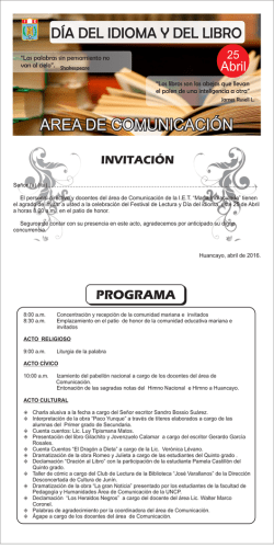 programa - mar&iacute;a inmaculada