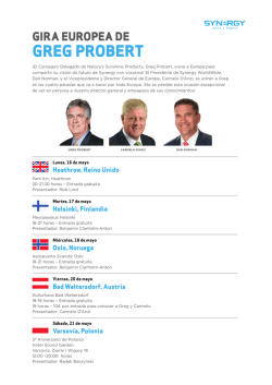 greg probert - Synergy WorldWide