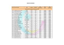 Orden de paso domingo - Club deportivo Gimnasia Ritmica