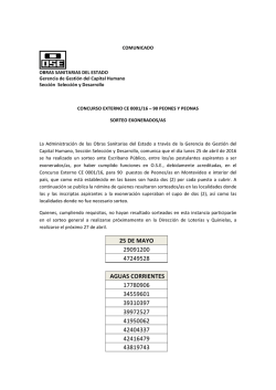 Lista de Exonerados/as