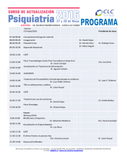 Viernes 27/mayo/2016 Presidente de mesa 07:30