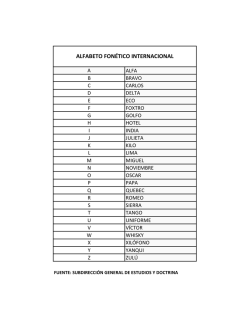 ALFABETO FON&Eacute;TICO INTERNACIONAL