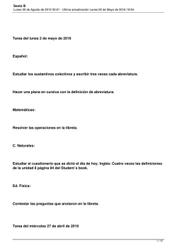 Sexto B - Instituto Francisco Javier Mina