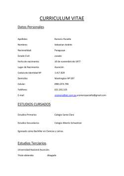 descriptionDescargar Curriculum Vitae completo - ALC
