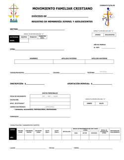 Formato SJ-02 - Movimiento Familiar Cristiano Cat&oacute;lico