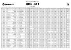 Wednesday & Thursday