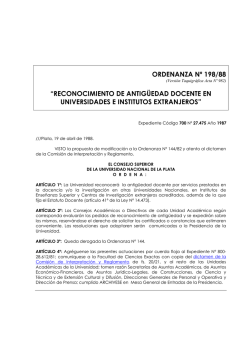 198 - Universidad Nacional de La Plata