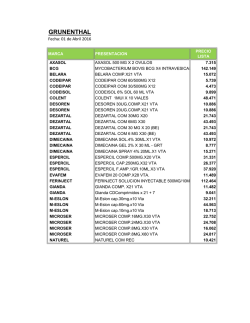 Archivo: Los medicamentos comercializados por