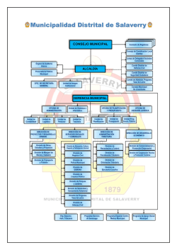 Organigrama - Municipalidad Distrital de Salaverry