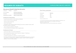 RESUMEN DE SUBASTA - VMC Subastas Peru