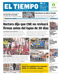 Rectora dijo que CNE no revisar&aacute; firmas antes del lapso