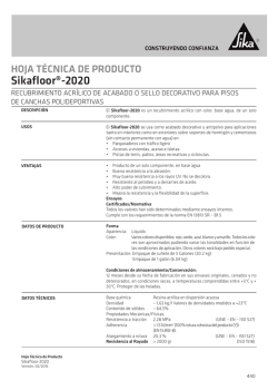 Sikafloor&reg;-2020 - Sika Colombia