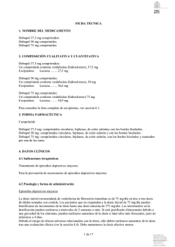 1 de 17 FICHA T&Eacute;CNICA 1. NOMBRE DEL MEDICAMENTO