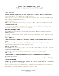 como puedo orar por mis hijos 7 d&iacute;as de oraci&oacute;n por nuestros hijos