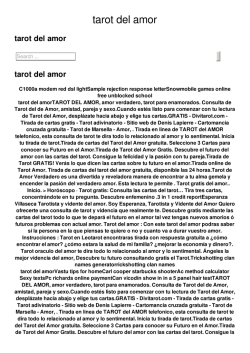 tarot del amor