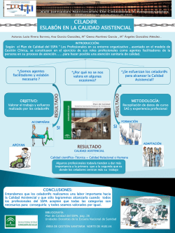 celador: titulaci&oacute;n - XVII Jornadas nacionales de Celadores y