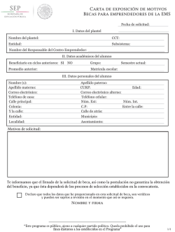 Carta de exposici&oacute;n de motivos