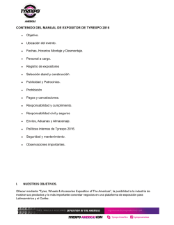Descargar Manual - Tyrexpo Americas
