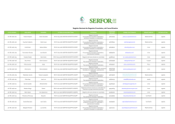 el Registro Nacional de Regentes