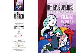 scientific programme / programa cient&iacute;fico