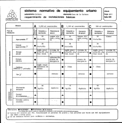 sistema normativo de equipamiento urbano