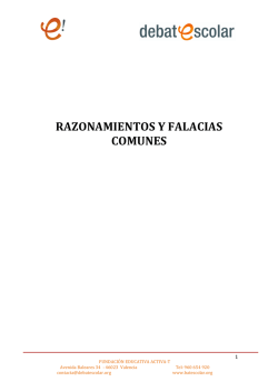 razonamientos y falacias comunes