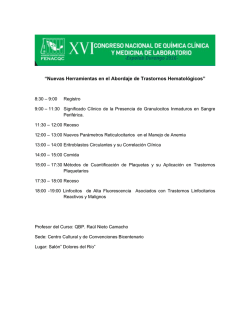 Nuevas Herramientas en el Abordaje de Trastornos