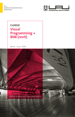 Visual Programming + BIM (revit)