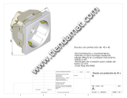 45 45 Shucko con protecci&oacute;n de 45 x 45 Shucko