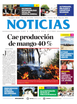 NOTICIAS Voz e Imagen de Oaxaca