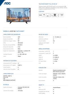modelo: le55f1861 data sheet