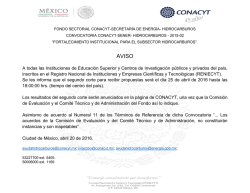 A todas las Instituciones de Educaci&oacute;n Superior y Centros