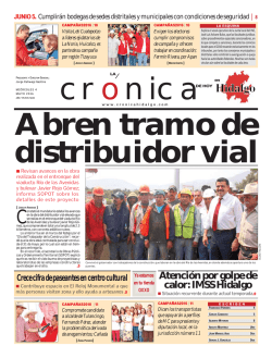 Atenci&oacute;n por golpe de calor: IMSS Hidalgo