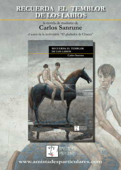 RECUERDA EL TEMBLOR DE LOS LABIOS Carlos Sanrune