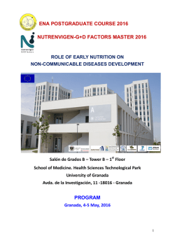 ena postgraduate course 2016 nutrenvigen