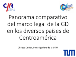 Sra. Christa Dufter, Investigadora UTM Alemania.