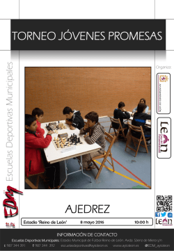 Torneo J&oacute;venes Promesas. 8-05