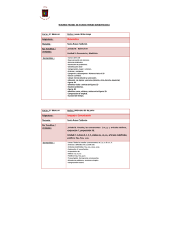 1&ordm; b&aacute;sico A - Colegio Castilla y Arag&oacute;n